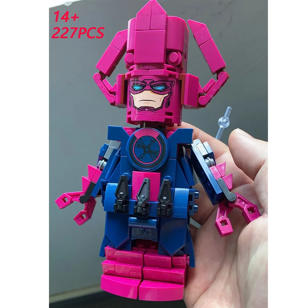 MOC 227PCS Fantastices Four Galactus DIY บล็อกตัวต่อสร้างสรรค์ประกอบของเล่นเพื่อการศึกษาเด็กคริสต์มาสของขวัญ