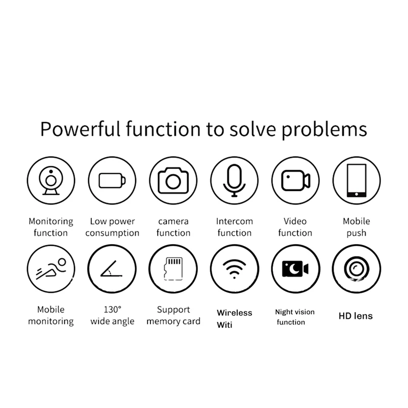 【Disponibile】Tuya Smart Home Campanello Telecamera Impermeabile Wifi Video Citofono 1080P Protezione di sicurezza esterna Audio bidirezionale US PLU