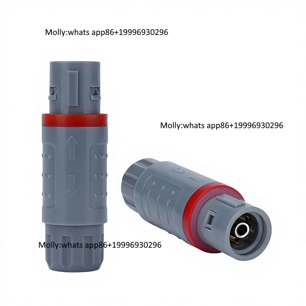 Custom Design 3P TGG Plastic Connector Medical Connector Adapter Custom Medical Cable Assembly Circular Push-pull Connectors