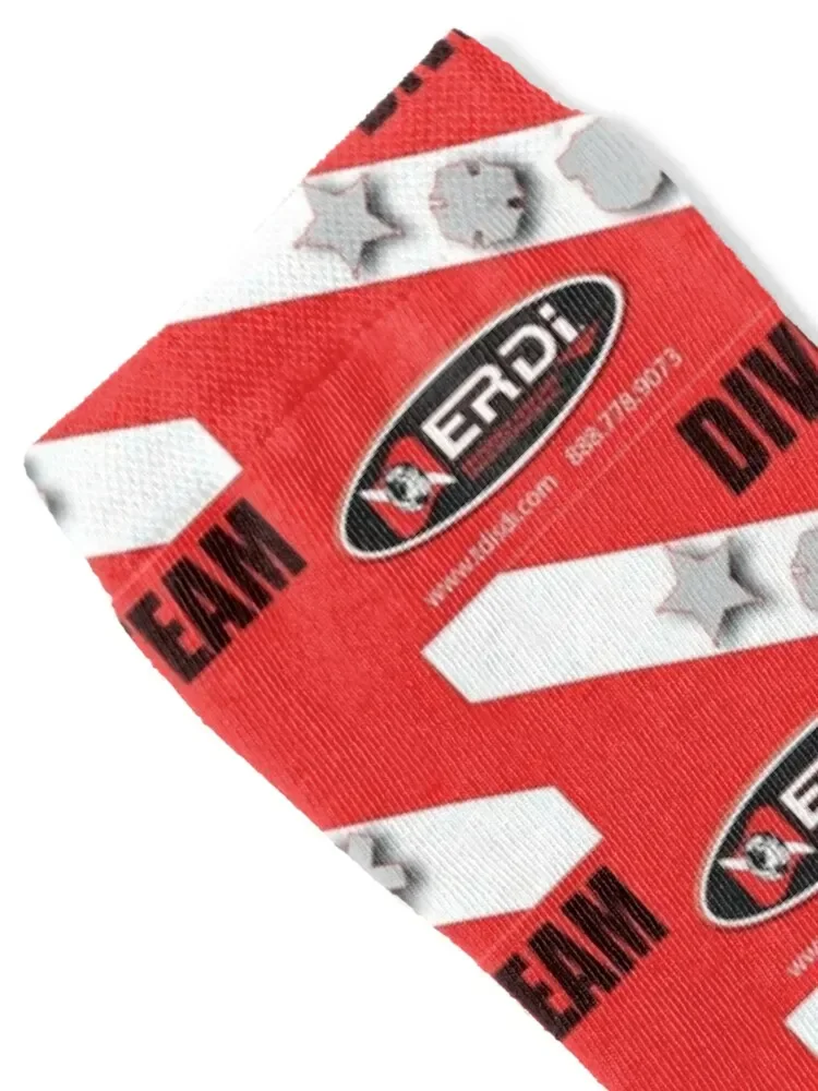 Emergency Response Diving International (ERDI) - Dive Team with Shields Socks cartoon gift Antiskid soccer Socks Men Women's