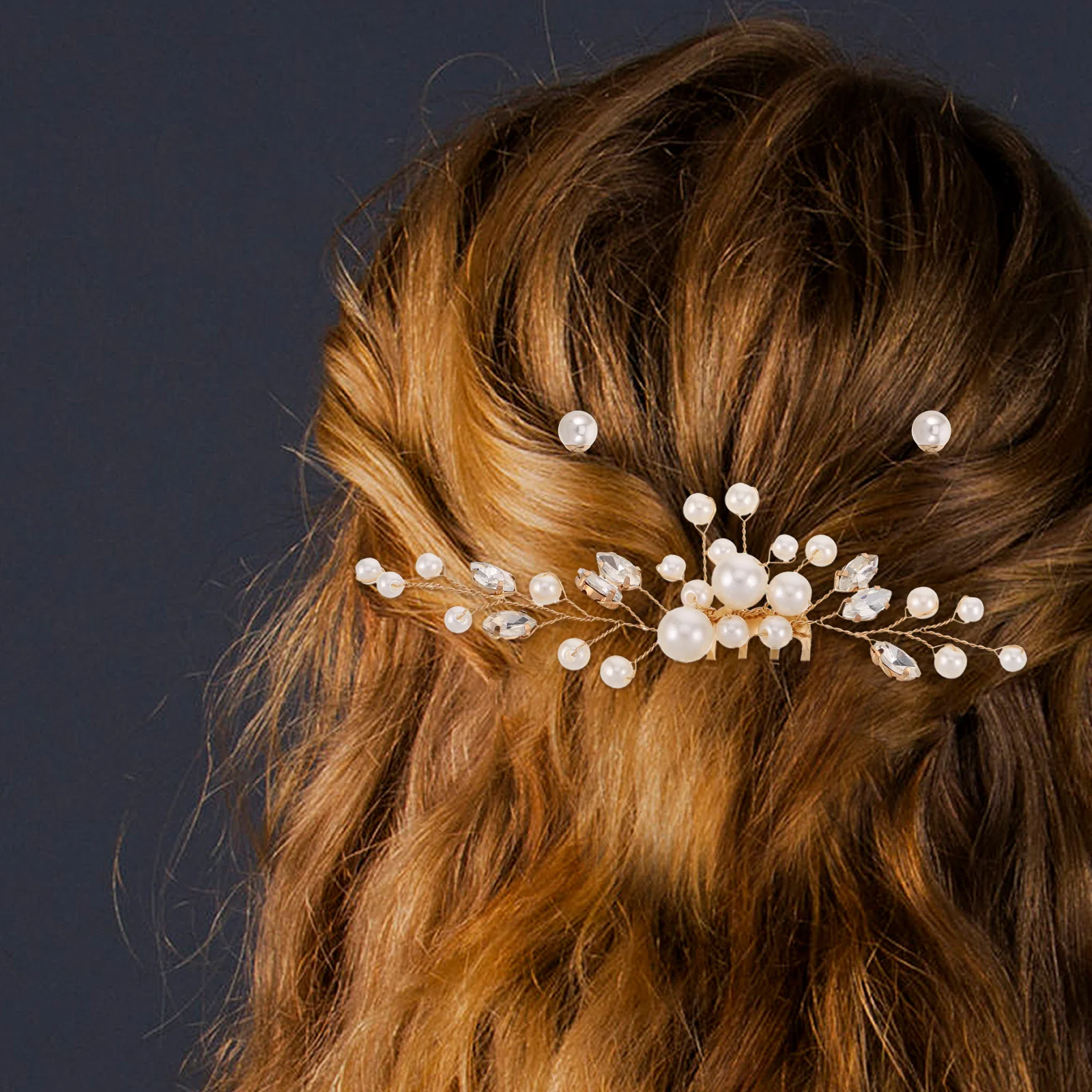 

1 комплект, свадебная заколка для волос, боковая расческа, китайский винтажный дизайн, свадебные аксессуары для волос со стразами, свадебный шиньон для свадебного банкета