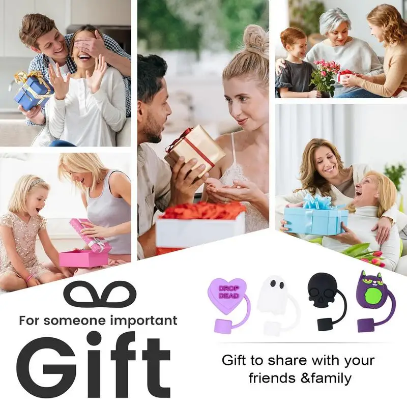 4 шт., многоразовые колпачки для пыли, 8 мм