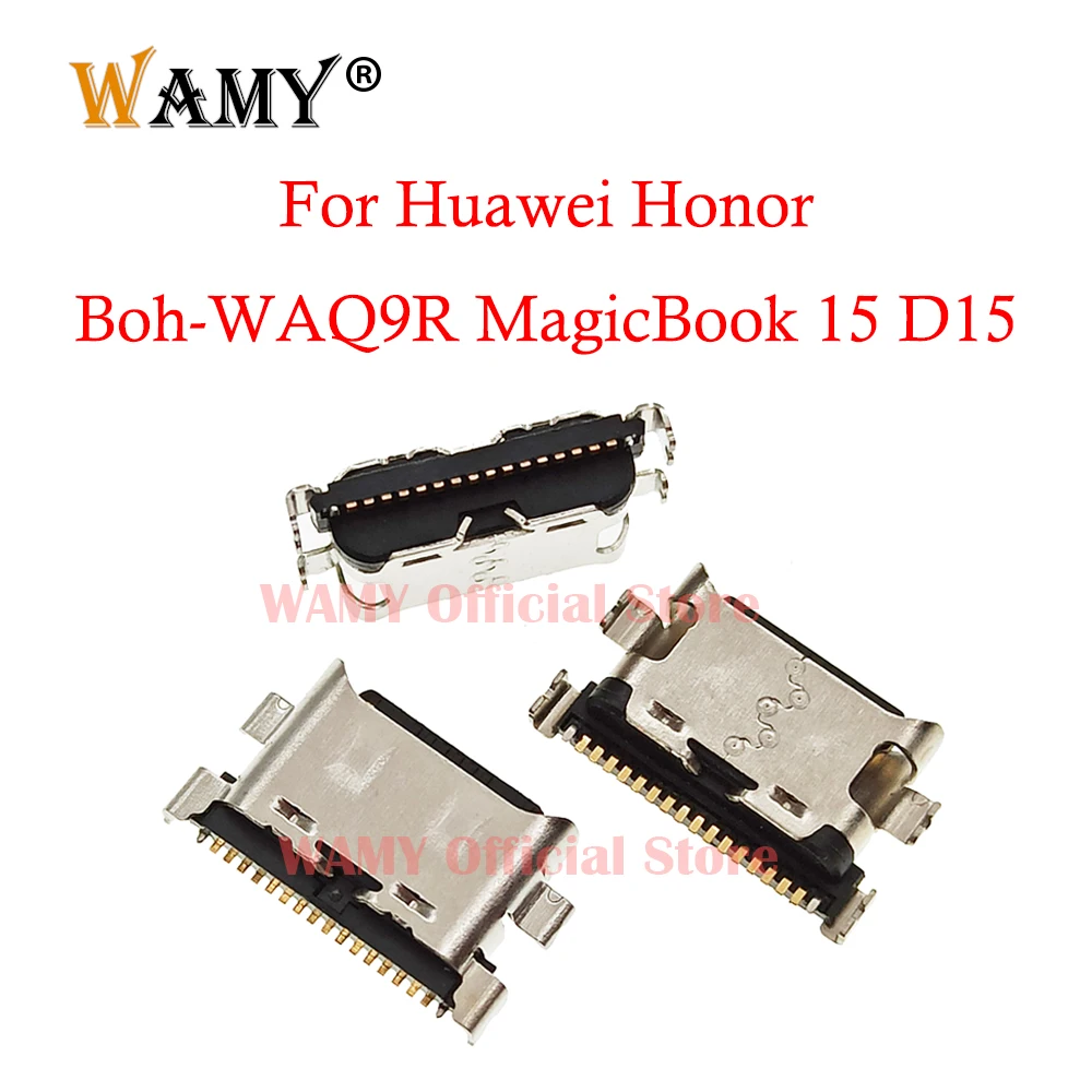 

5-100Pcs USB Charger Charging Dock Port Jack Socket Contact Connector For Huawei Honor Boh-WAQ9R MagicBook 15 D15 Type C Plug