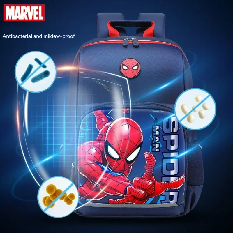 Disney Marvel Genuine CHILDREN\'S School Bag for Elementary School Students Grades 1-3 Light and Large Capacity Boys\' School Bag