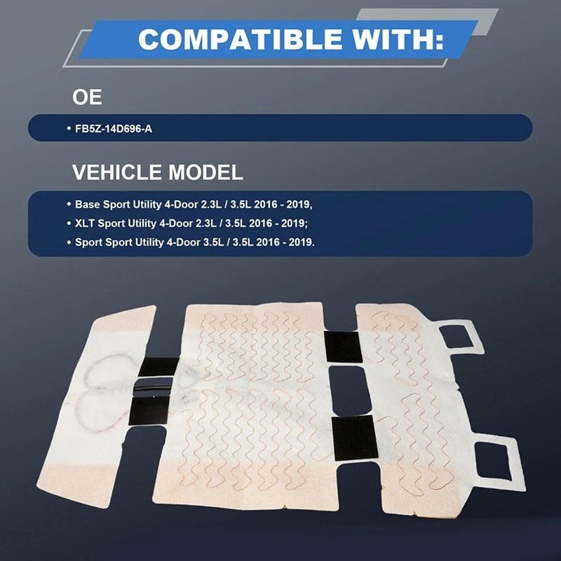 

Seat Bottom Heating Element Pad FB5Z-14D696-A for FordJAS