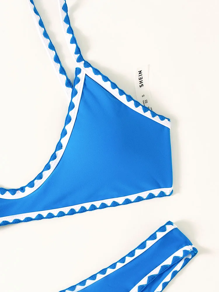 2025 جديد عبر الظهر البرازيلي عالية قطع الساق البيكينيات النساء ملابس السباحة الإناث قطعتين مجموعة البكيني الاستحمام ثوب السباحة السباحة