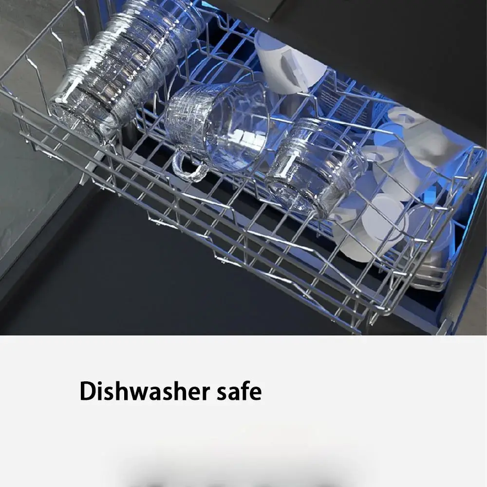 Transparent Glass Cooking Cup with Clear Scale Leak-proof Fresh Keeping Bowl with Lids Heat-resistant Measuring Jugs with Handle