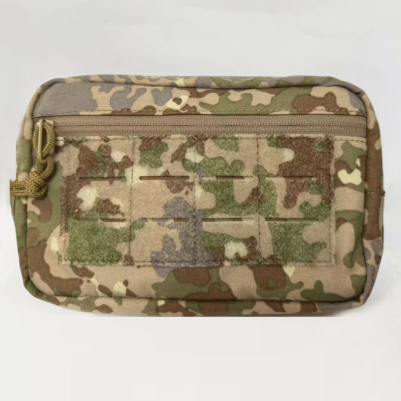 

Tactical Pouch Molle General Accessories Sundry Bag Multifunction Back Pack Hunt Vest Extension Subpack flecktarn customed camo