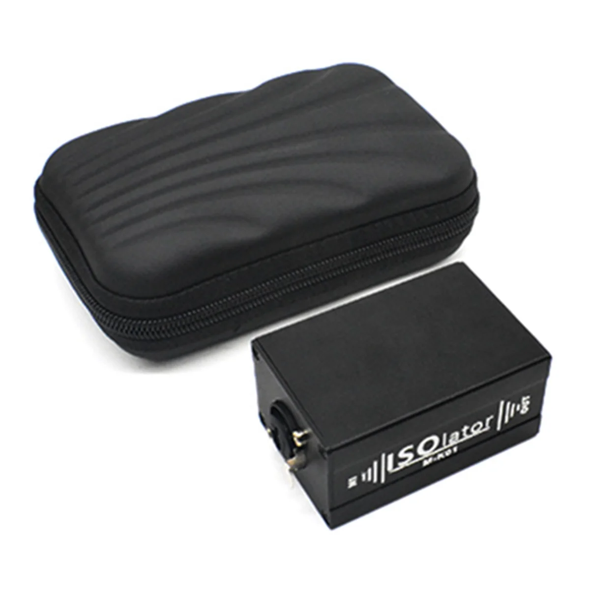 

XLR Audio Isolator Noise Reduction Filter Eliminates Current Noise Dual Channel 6.5 XLR Mixer Audio Signal Isolator