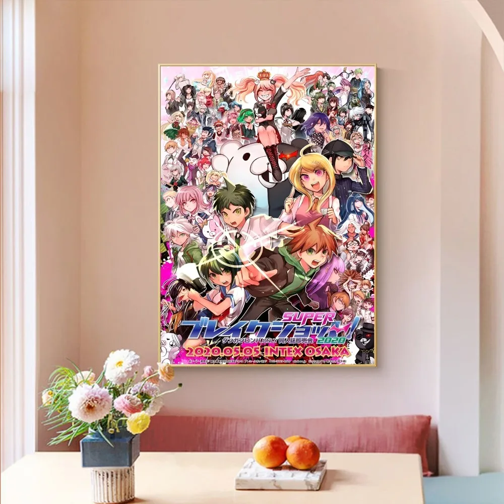 Classic Anime Danganronpa Classic Vintage Posters Whitepaper Prints Posters Artwork Kawaii Room Decor