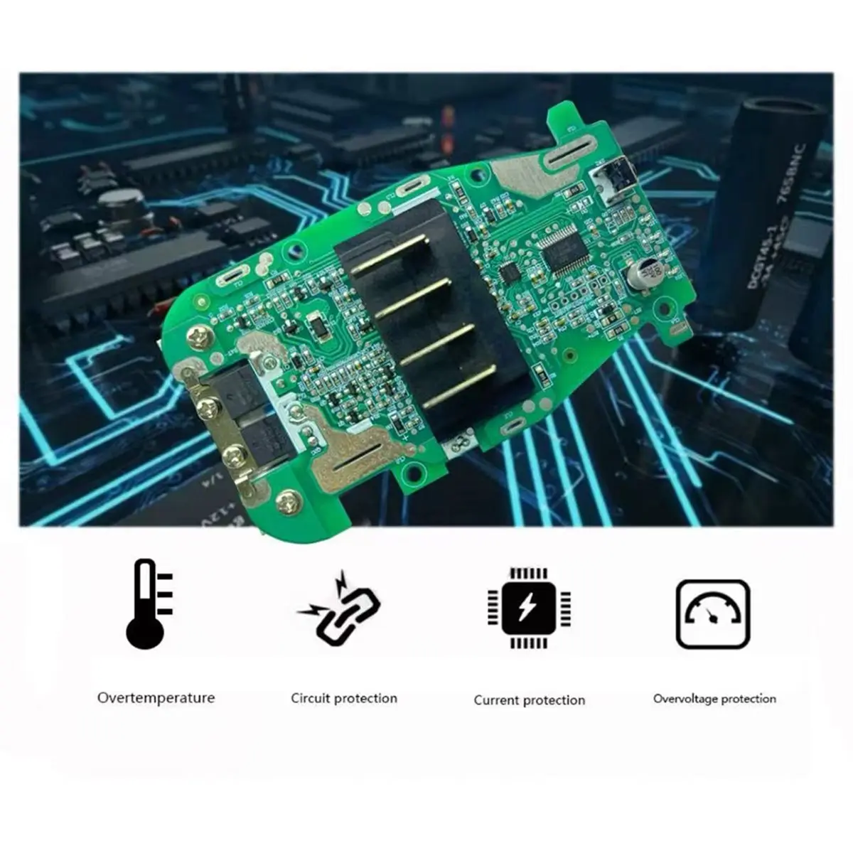 a65i-18v-リチウムイオンバッテリー制御マザーボードバッテリー管理用充電保護回路基板