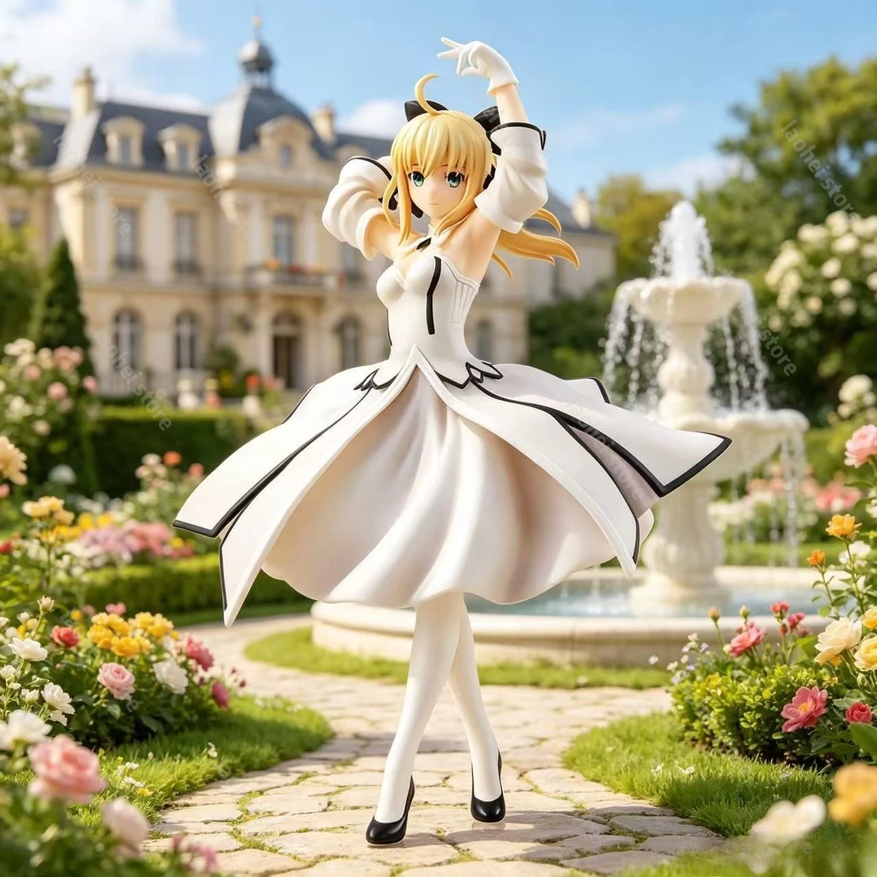 

Anime Figure Poseable Doll Fate Stay Night Saber Altria Pendragon Model Toy Gift for Collectors Birthday Girl's birthday gift