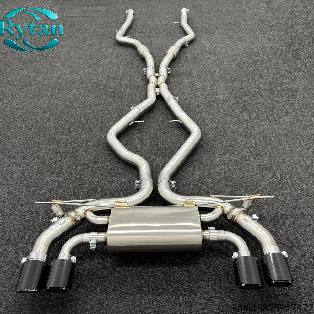 

Выхлопная система Rytan Valvetronic с клапаном, высококачественная, из нержавеющей стали 304, Catback для F85 F86 X5M X6M 4.4T