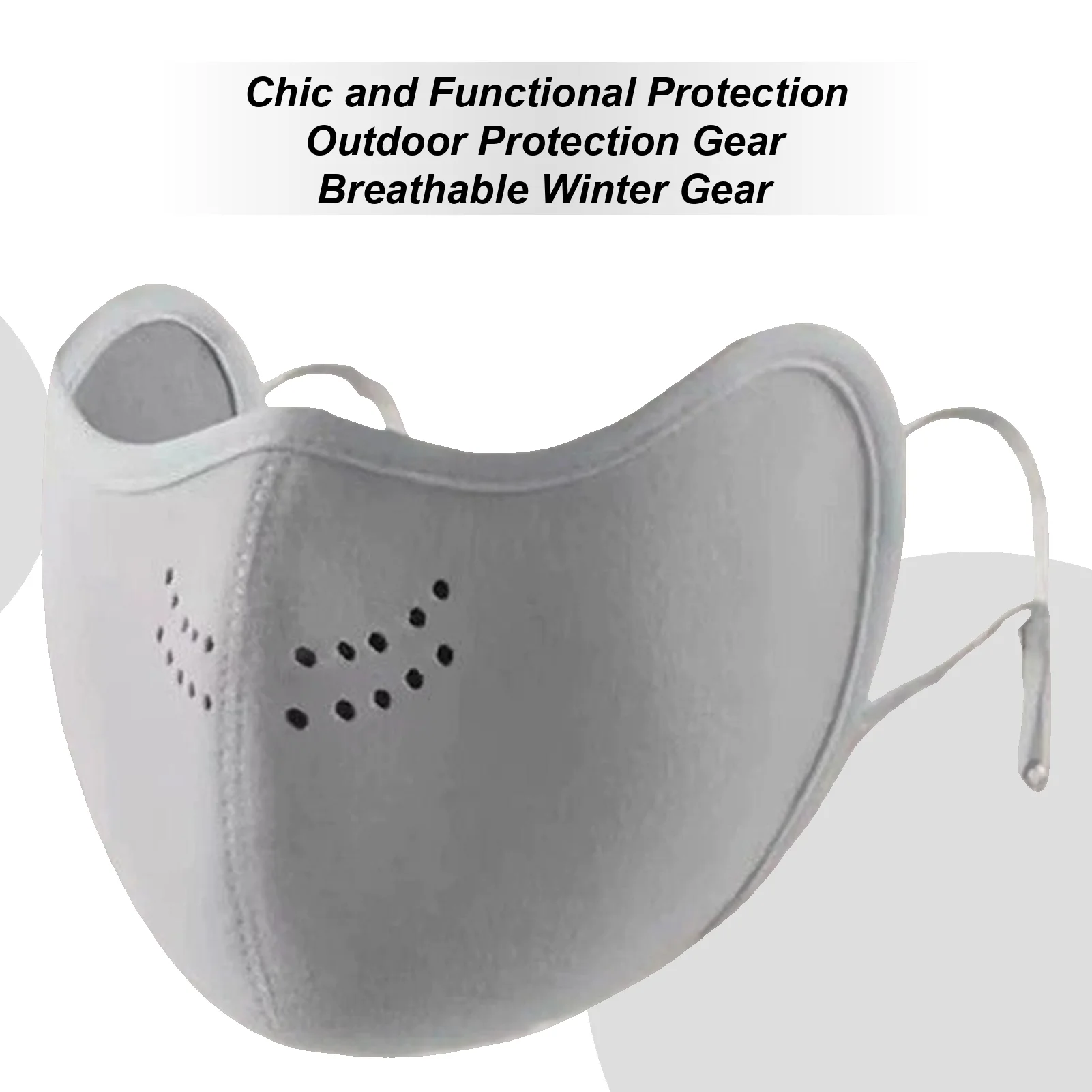 

Cold Weather Face Cover Warm Cold-Proof Breathable Men Motorcycle Half Face Warmer For Men Women Outdoor Sports Motorcycle