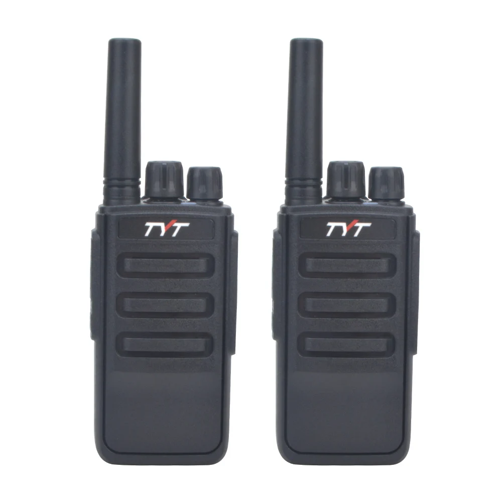 2Pcs/Lot TYT Mini Walkie Talkie TYT-77S UHF 400-470MHz 2W 16Channels VOX Scrambler Two Way Radio with One-Key Frequency Copy