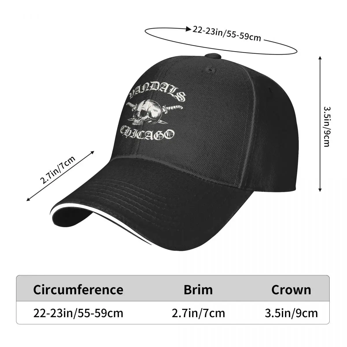 Vandals Chicago The Bikeriders Motor Club Baseball Cap Outfits Fashion Casquette Men Women for Outdoor Travel Headwear