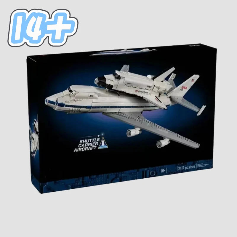 MINISO New 2025 In Stock Shuttle Carrier Aircraft 10360 Model Building Blocks Bricks DIY Creative  Bricks Toy Kid Christmas Gift