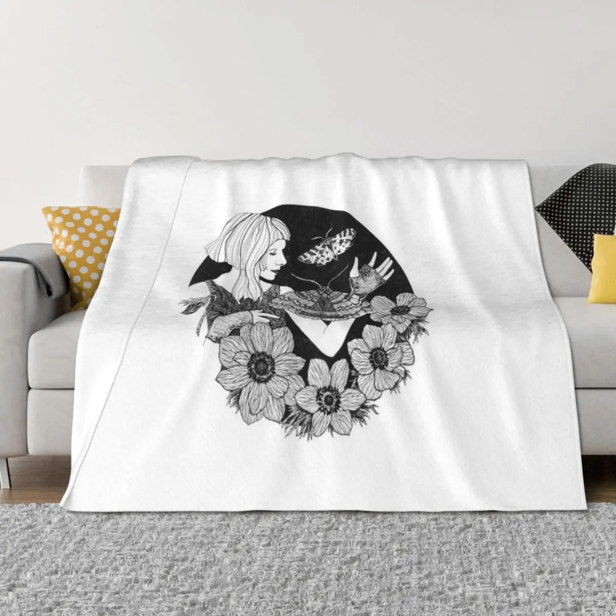 

Daydreamer (Aurora Aksnes) Throw Blanket Bed linens christmas decoration Stuffeds Blankets