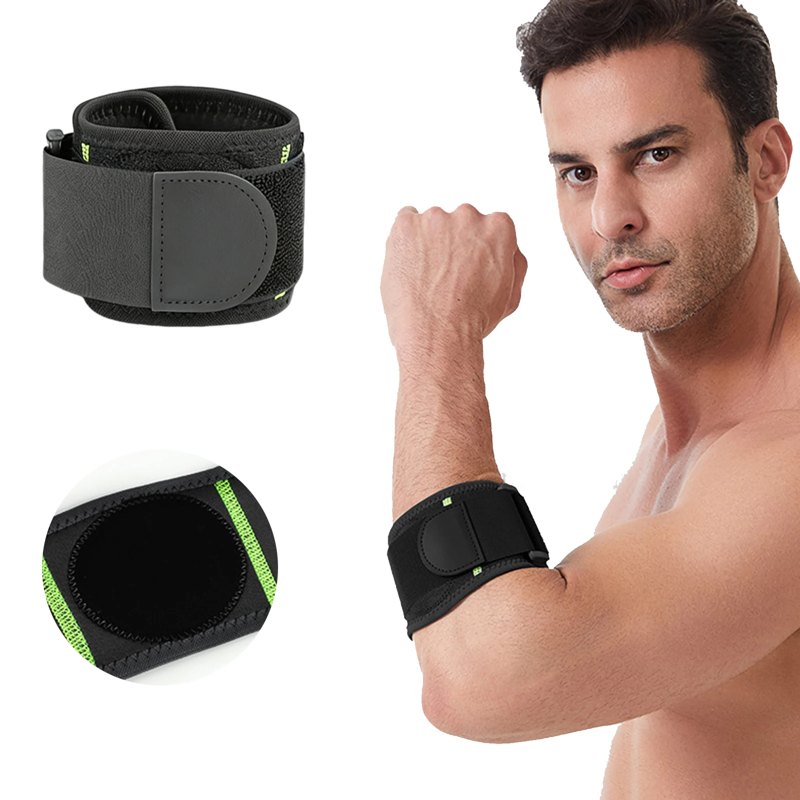 Professional Elbow Guard Anti-Slip Adjustable Wrist Support Brace Flexible Elbows Braces Breathable Elbow Stabilizer Band