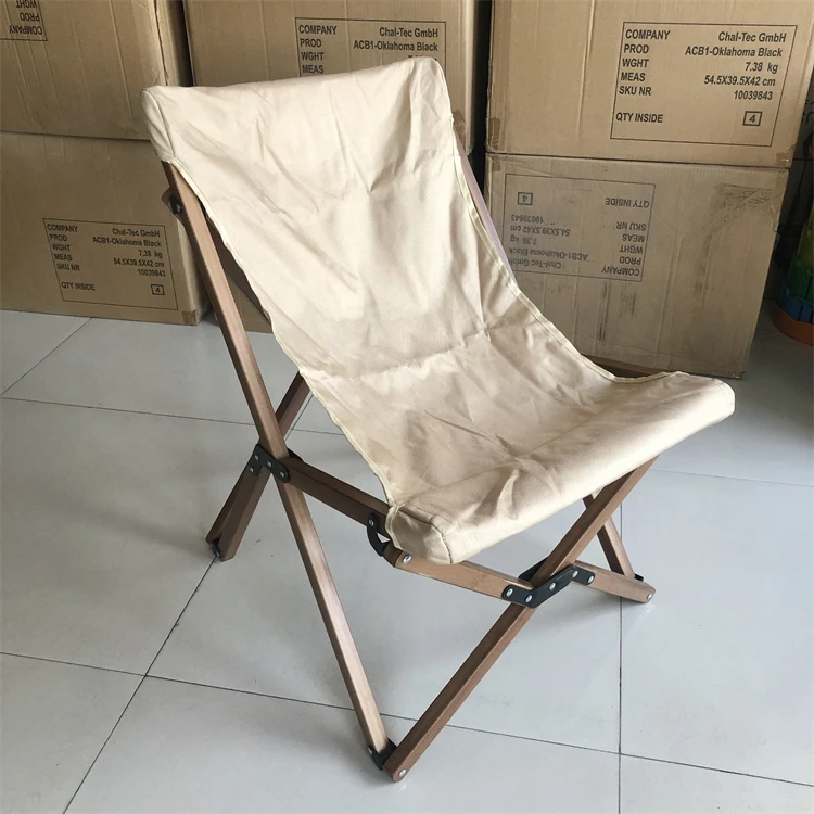 Folding camping chair, lightweight backpack chair with storage bag, suitable for hiking, gardening, beach nordic chair