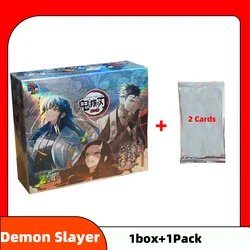 New Little Dino Demon Slayer Cards Booster Box Kamado Nezuko Kochou Shinobu Kanroji Mitsuri Rare Card Toy per regalo per bambini