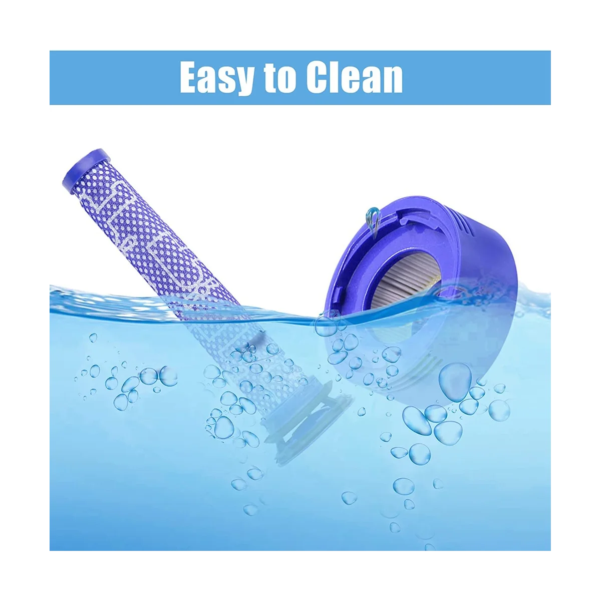 Dyson v7 v8掃除機用の交換用リアエンジンカバーとプレフィルターセット,掃除機アクセサリー