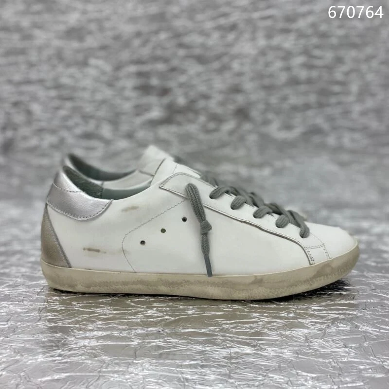 

White shoes, women's board shoes, men's autumn 2025 round toe leather lace up flat casual shoes, women's trend