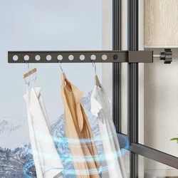 Wall Clothes Hanger Indoor Clothing drying rack– Non-Slip and Sturdy Clothesline for Window Sills and Frames