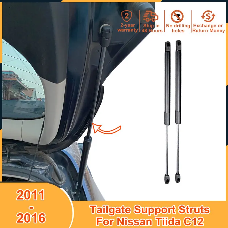 

Tailgate Lift Support For Nissan Tiida 2011-2016 2012 2013 2014 2015 C12 Accessories Shock Absorber Strut Bars Gas Damper