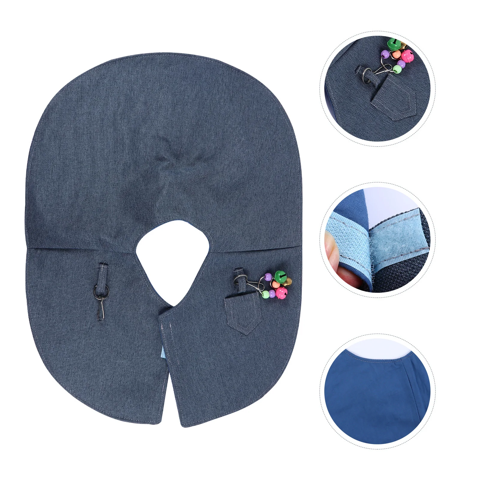 شال واقي للكتف قابل للتعديل لببغاء الحيوانات الأليفة لمقاومة الخدش والعض مع حماية من السقوط