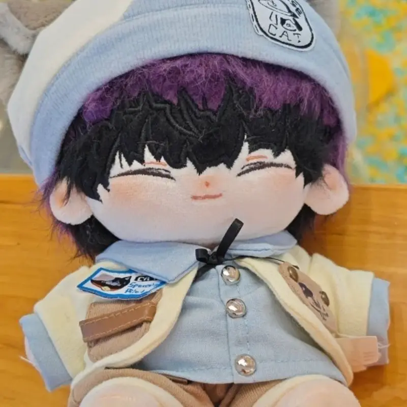 星名宗士郎 20cm コットンドール COS アニメ 怪獣No. 8 漫画のドレスアップ人形子供のギフトおもちゃ大人のファン DIY 人形プレイ