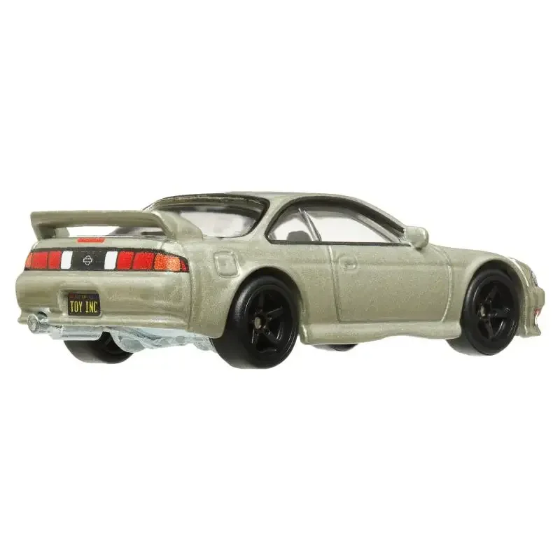 Mattel-coche Original Hot Wheels Premium 2024, modelo de juguete de cultura "slide Street 2" Nissan 240Sx S14, coches fundidos a presión
