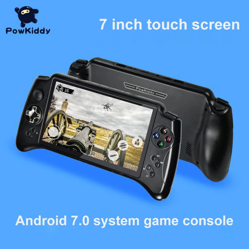 Powkiddy new product x17 Android handheld 7-inch large-screen handheld PSP game console DC/ONS/NGPMD arcade