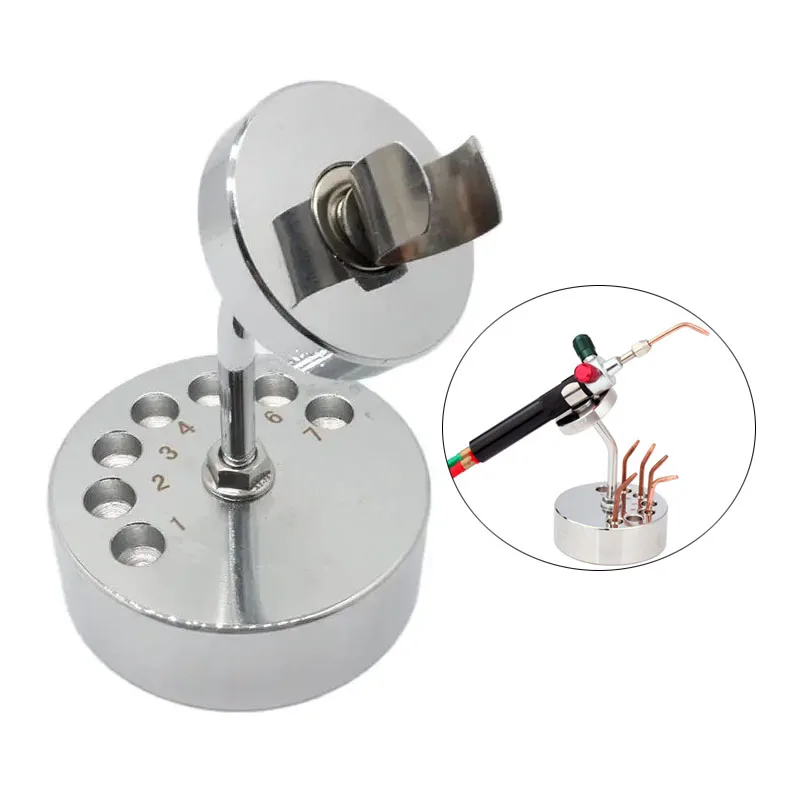 Welding Torch Stand Stainless Steel Soldering Equipment Base Jewellery Oxygen Gun Holder Jewelry Tools