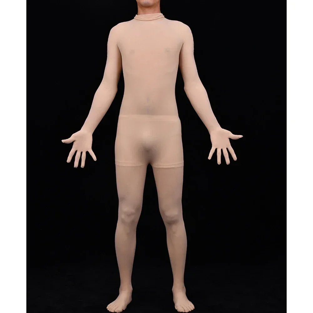 أي قطع سلس أصابع أصابع منفصلة بوديستوكينج إغلاق مفتوح المنشعب ارتداءها القضيب غمد الملابس الداخلية Unitard بذلة الملتصقة