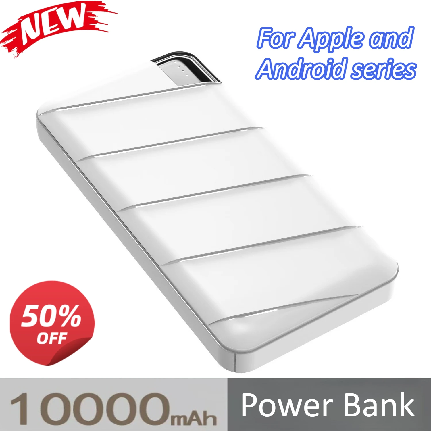 

10000mAh Power Bank Spare Battery Portable Charger Mobile External Battery Fast Charging for Huawei/iPhone/Samsung/Xiaomi/iPad