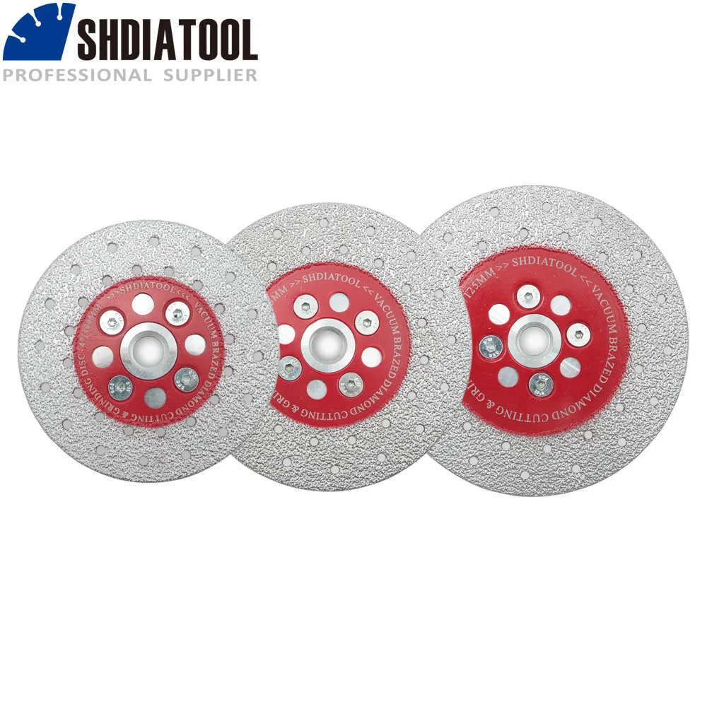 SHDIATOOL 100/115/125mm Diamond Cutting Grinding Disc Double Sided M14 Cutting Plate Polishing Stone Porcelain Granite Saw Blade