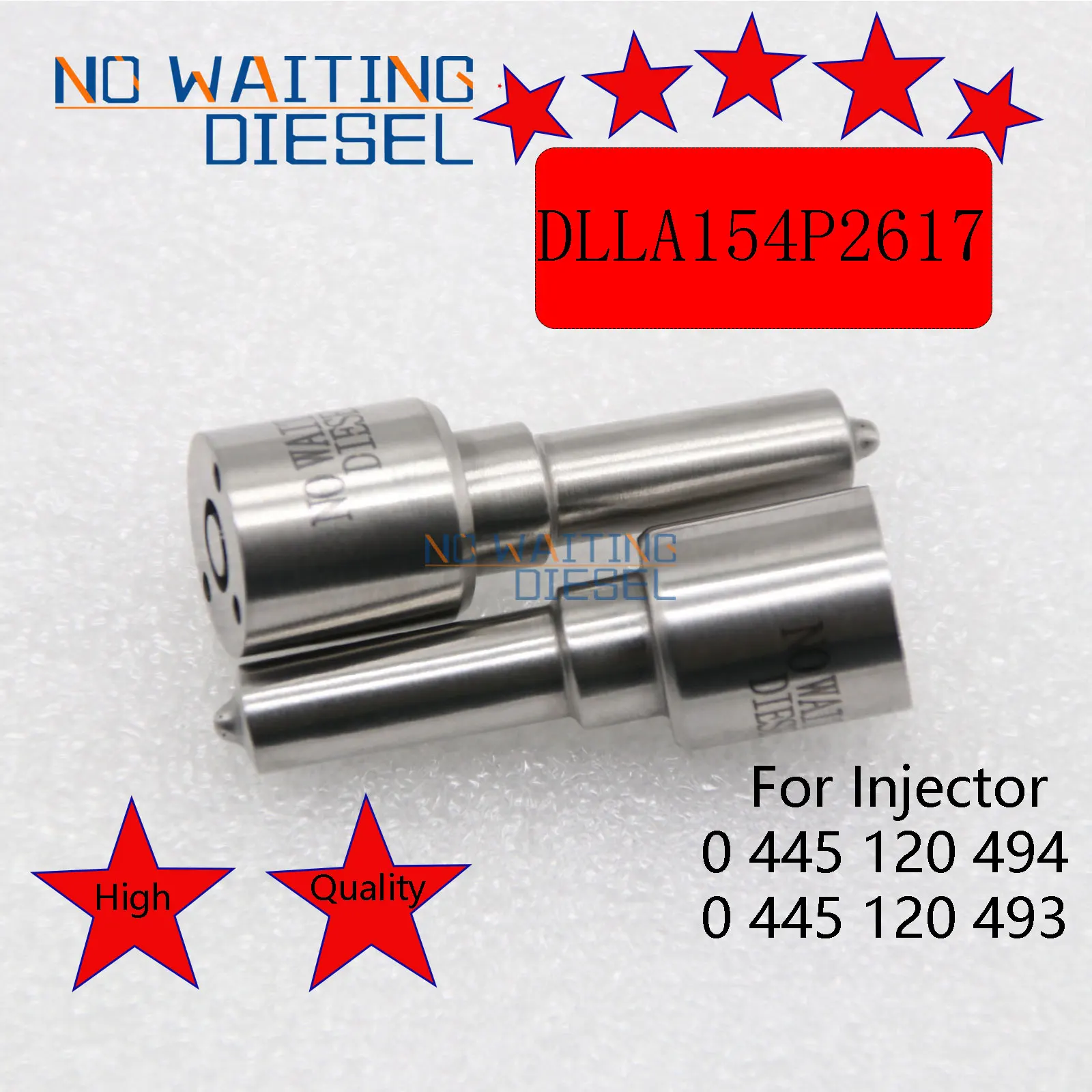

DLLA154P2617 Форсунка топливного инжектора DLLA 154P 2617 Форсунка масляного насоса OEM (0 433 172 617) для инжекции 0445120494 0445120493