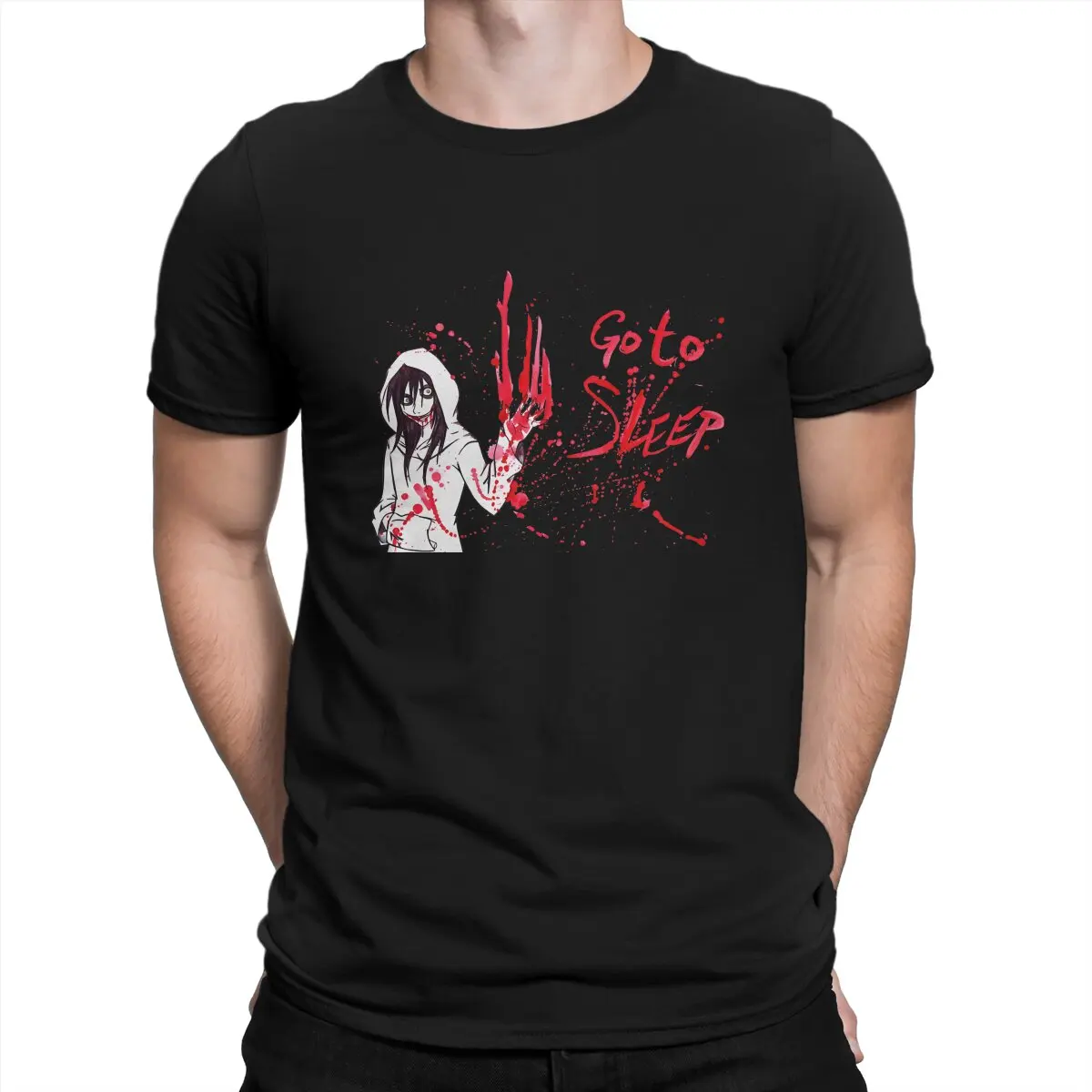 Impressive T-Shirts for Men Jeff the killer Awesome Pure Cotton Tee Shirt Crew Neck Short Sleeve T Shirts Gift Idea Clothing