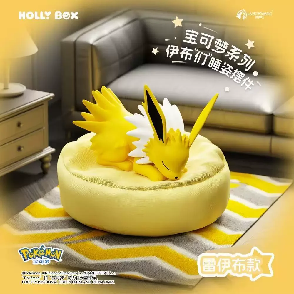 Heiß begehrte Anime-Figur Eevee Multi-Form-Serie Blindbox Desktop-Dekoration Ornament-Set Spielzeug Szenenbausatz Überraschungsgeschenk