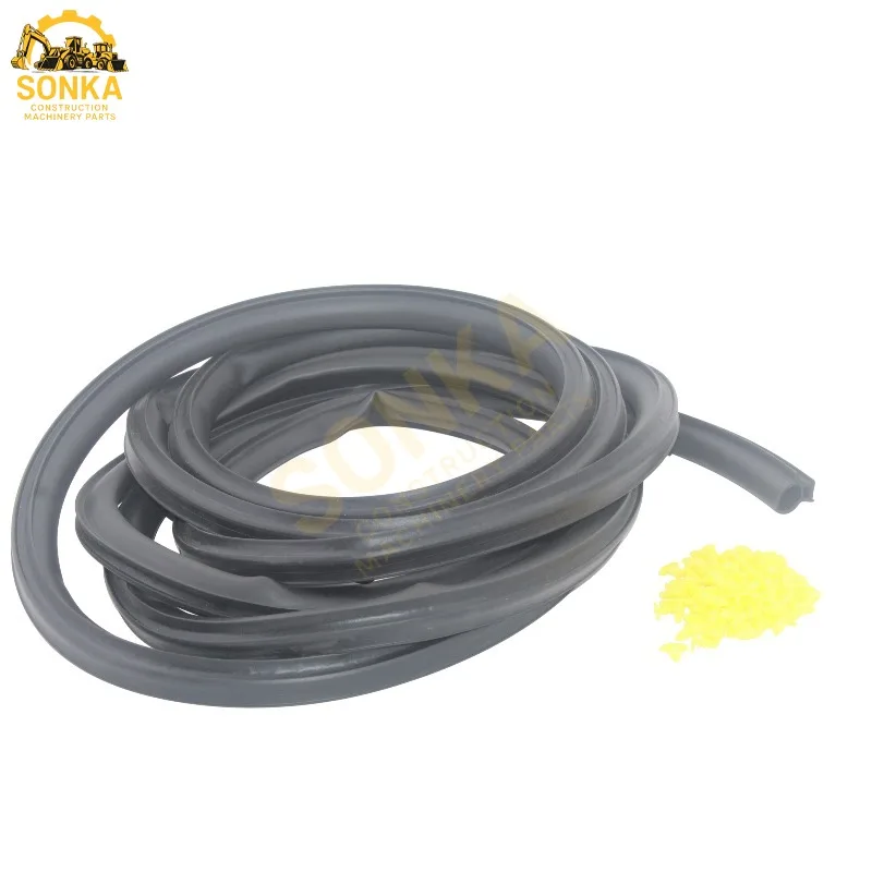 4369662 4400087 Driver's Cab Door Rubber Strip for Hitachi CHR70 EX1005 EX1005 JPN EX100M5 EX1205 EX1205 JPN Tractor