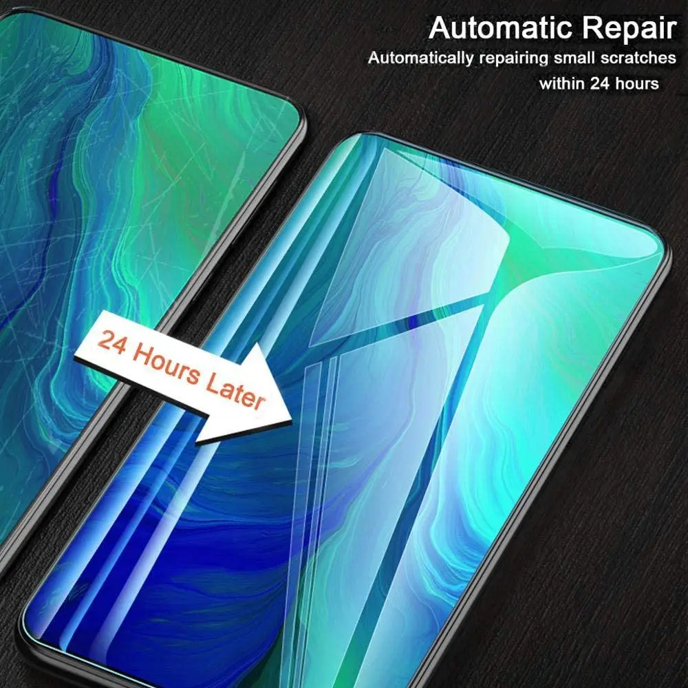 5Pcs Hydrogel Film For OPPO Realme 7 6 5 3 C2 C3 X2 Pro Full Cover Foil Gel Screen Protector Realme X50 TPU Film Not Glass