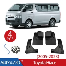 Car Mudflapor Compatible with Toyota Hiace 2005 - 2012 - 2019 - 2023 Fenders Mud Guard Flap Splash Flaps Mudguards Accessories