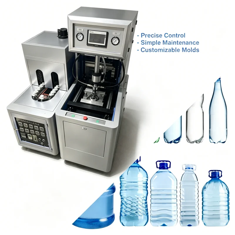 Full Auto PET Stretch Blow Molder For 600ml Juice Bottle Manufacturing Advanced Linear Blowing Technology Professional