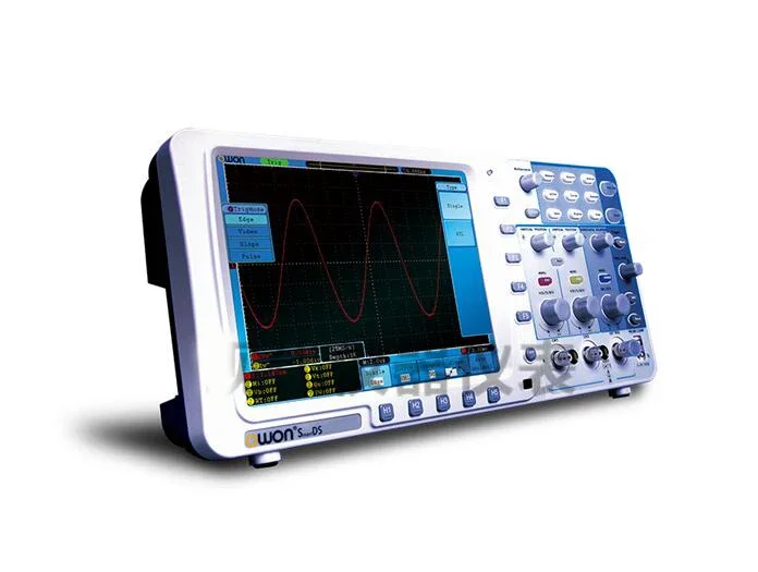 New thin Owon SDS6062-V 60 MHz Digital Storage Oscilloscope, 500MS/s sample rate, VGA Interface