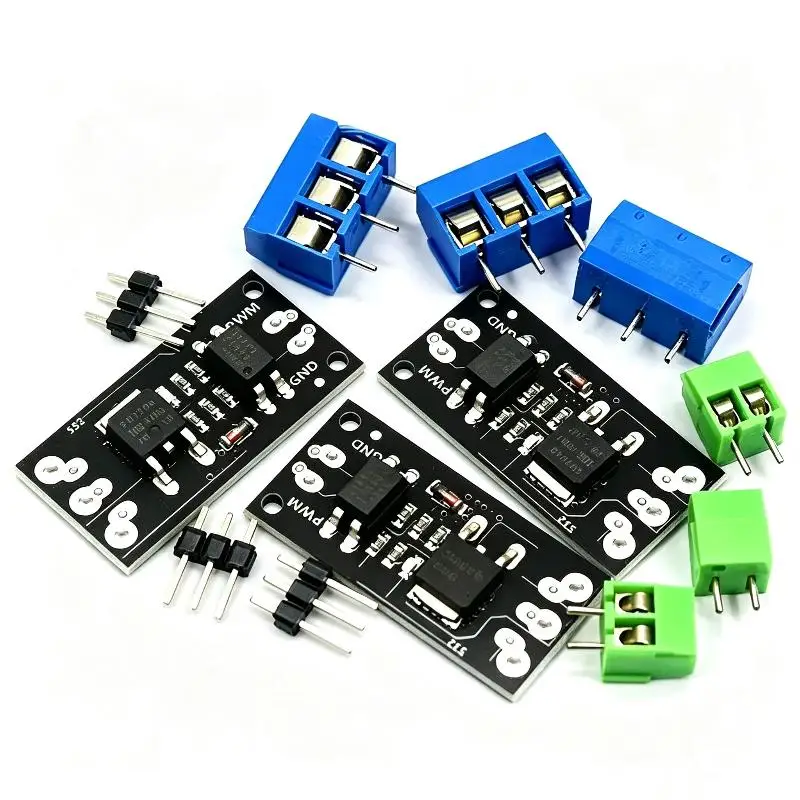 1 Set Universal Opto-Isolated MOSFET Switch Module 3.3V 5V PWM FR120N LR7843 D4184 for Various Electronic Circuit Designs