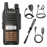 Baofeng UV-9R Plus 10W IP68 Waterproof Dual Band 136-174/400-520MHz Ham Radio BF-UV9R Walkie Talkie 10KM Range UV 9R Plus