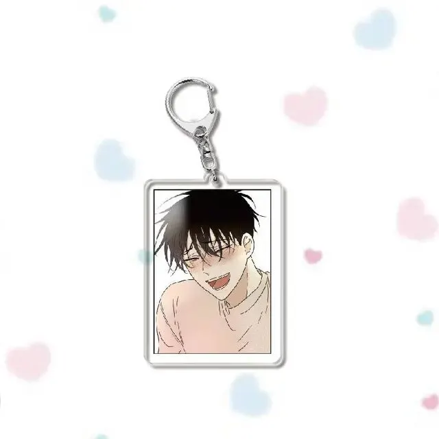 Manga Waterside Night Taeju Double Sided Acrylic Keychain Plate Yaoi Anime Low Tide In Twilight Key Chain Ring Cosplay Prop Gift