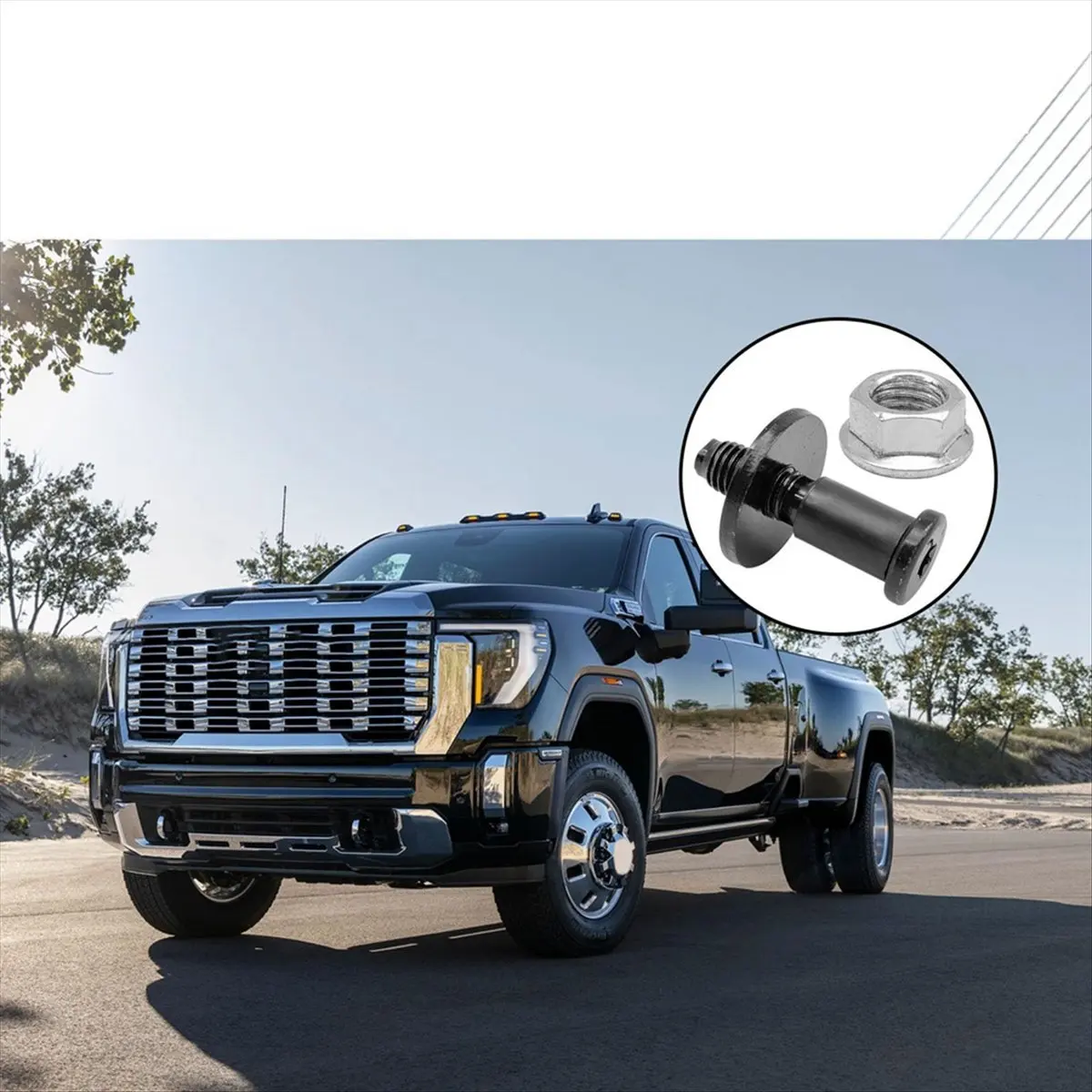 #53G 1 set Car Rear Doors Tailgate Door Latch Striker Bolt For Chevrolet,11570162,(Plastic+Metal)