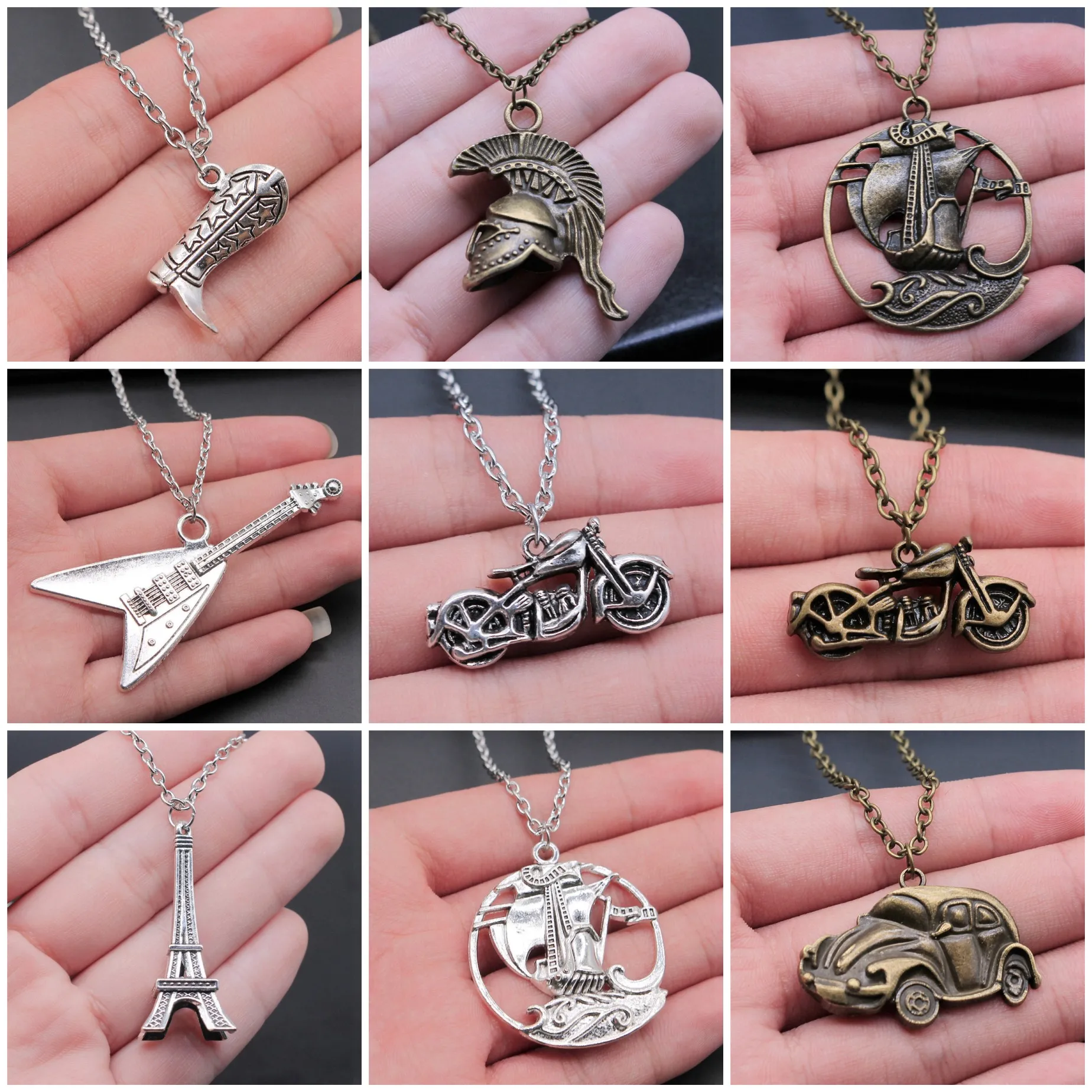 Study Musical Note Student Theme Pendant Necklaces For Women Men Charm Pendant Fashion Jewelry Gift